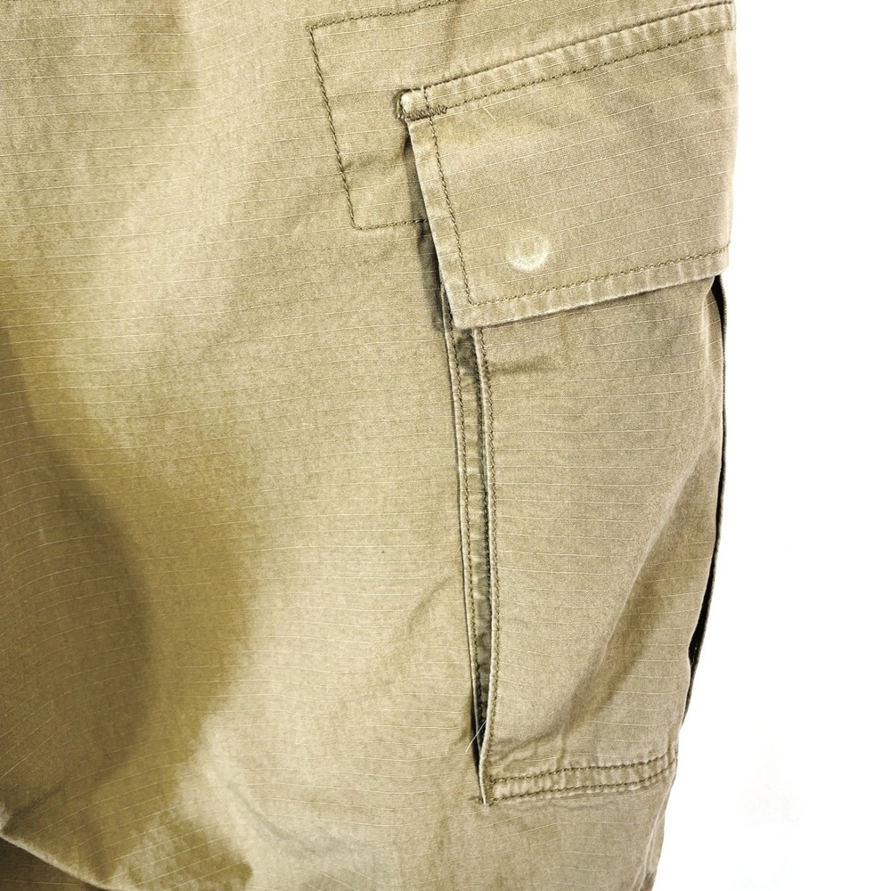 Levi's Cargo Shorts Mens 38 Green Ripstop Multi Pocket Utility Outdoor Casual - Picture 4 of 11